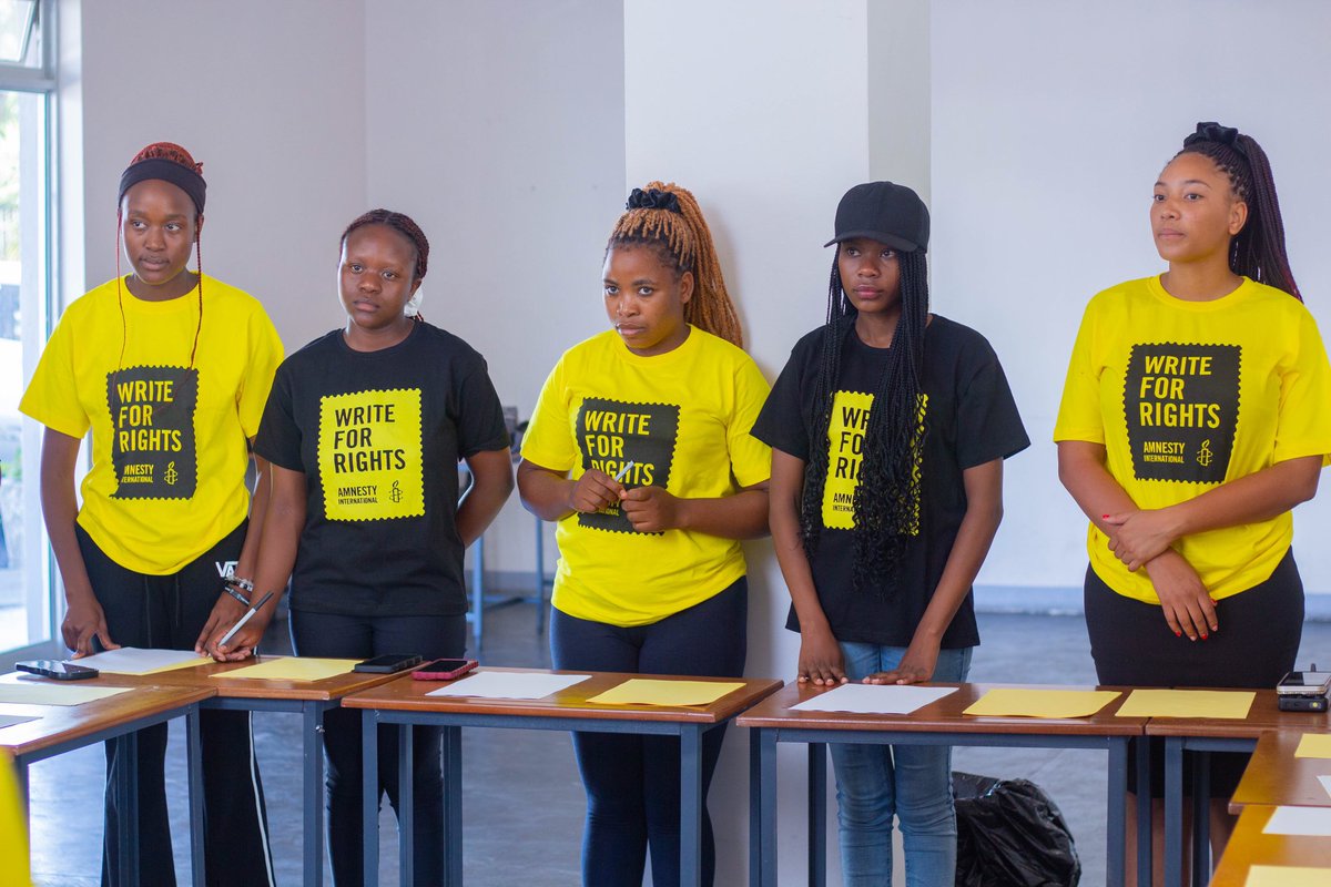 NUSTAmnesty_zim's tweet photo. Happy International Women's Day 

We stand with women fighting for their rights everywhere. Real support means:

✋ Challenging discrimination
🗣️ Calling out stereotypes &amp; bias
🤝 Amplifying women activists

The fight for women's rights is the fight for all human rights. #IWD26 https://t.co/Kvot5KorSH