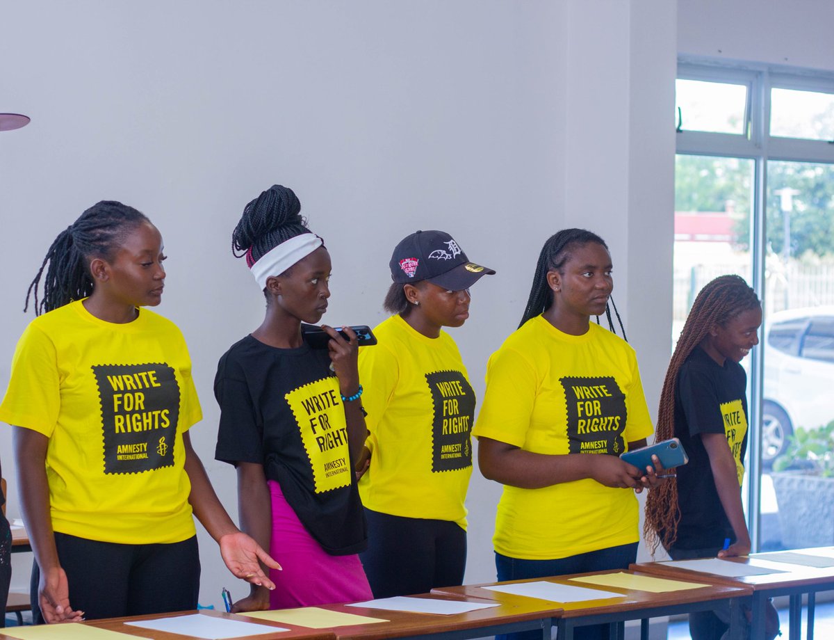 NUSTAmnesty_zim's tweet photo. Happy International Women's Day 

We stand with women fighting for their rights everywhere. Real support means:

✋ Challenging discrimination
🗣️ Calling out stereotypes &amp; bias
🤝 Amplifying women activists

The fight for women's rights is the fight for all human rights. #IWD26 https://t.co/Kvot5KorSH