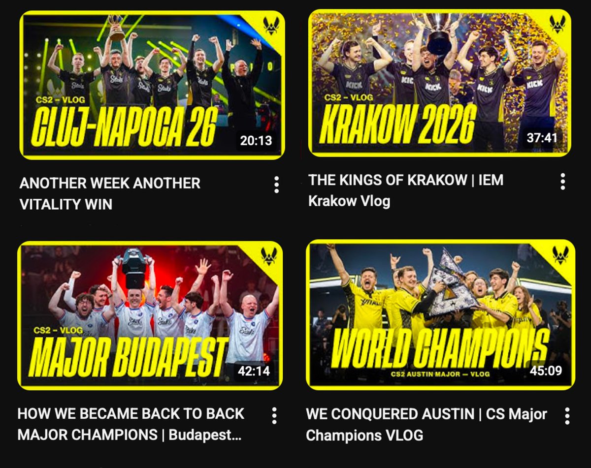 Team Vitality CS tweet media