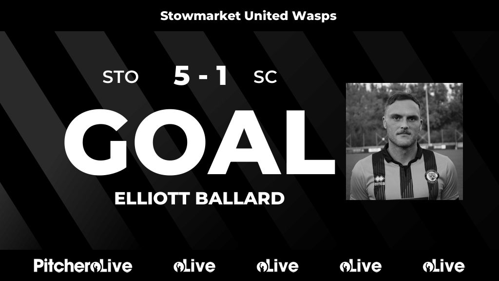 StowmarketUtdFc's tweet image. 32': Elliott Ballard scores for Stowmarket United Wasps 🙌
#STOSCH #Pitchero
stowmarketunited.co.uk/teams/280301/m…