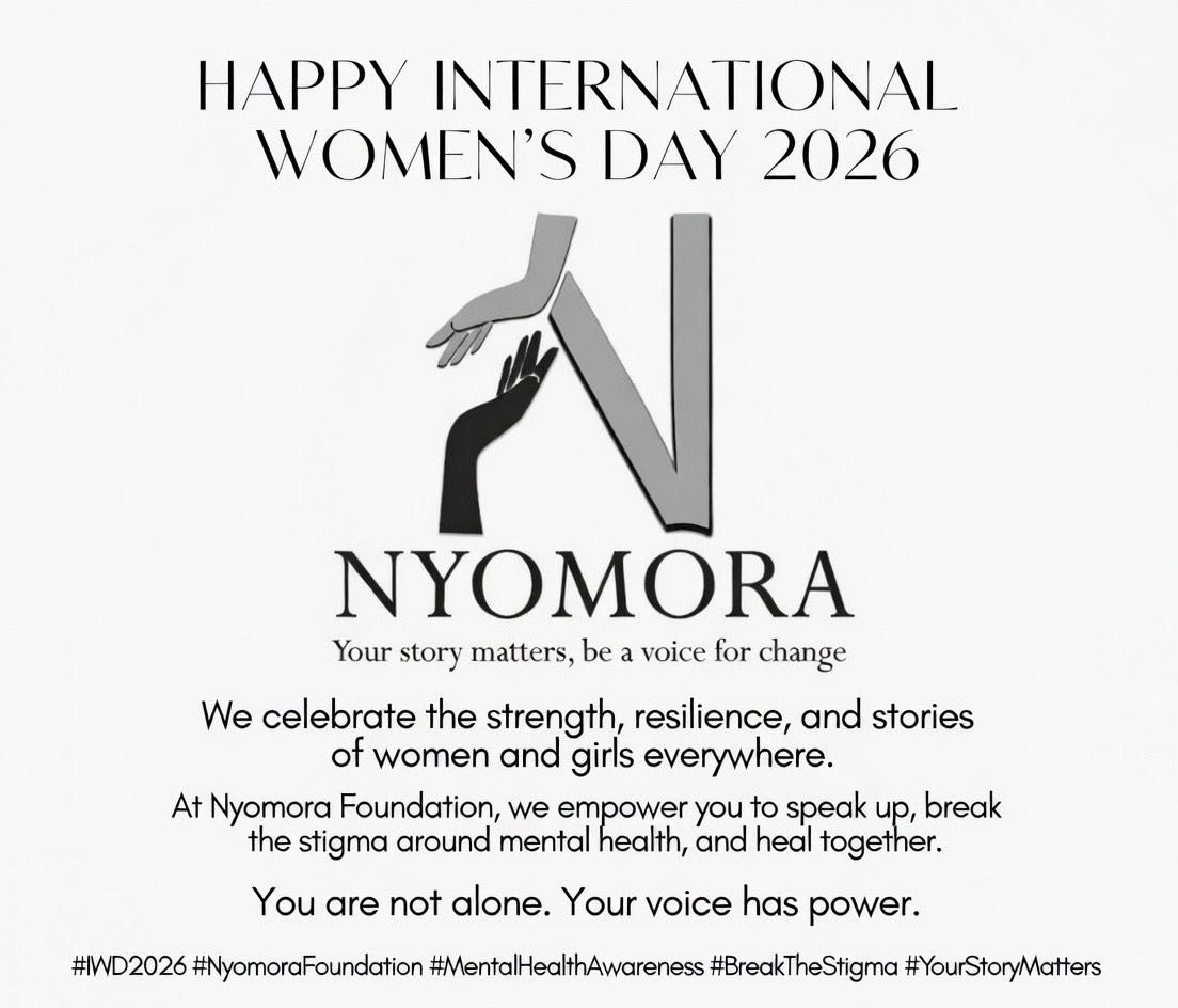 nyomoraf's tweet photo. Today we celebrate the strength, resilience, and voices of women everywhere.
On International Women’s Day, we honor the stories of women and girls who continue to inspire change in our communities.
Happy International Women’s Day 2026.

#IWD2026 #BreakTheStigma #YourStoryMatters https://t.co/0lfGfIV6Zx