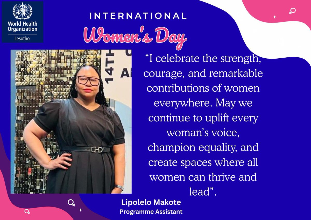 WHO Lesotho tweet media