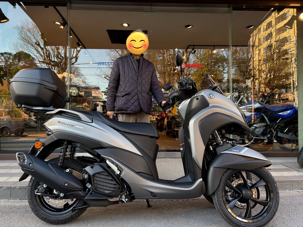 YSPtokyominami's tweet photo. トリシティ155ご納車です㊗️🎉🎊
リヤボックス等取り付けさせて頂きました🫡
これからよろしくお願いしますね🤗
#ysp東京南
#tricty155
#トリシティ https://t.co/tgAhBomdm2