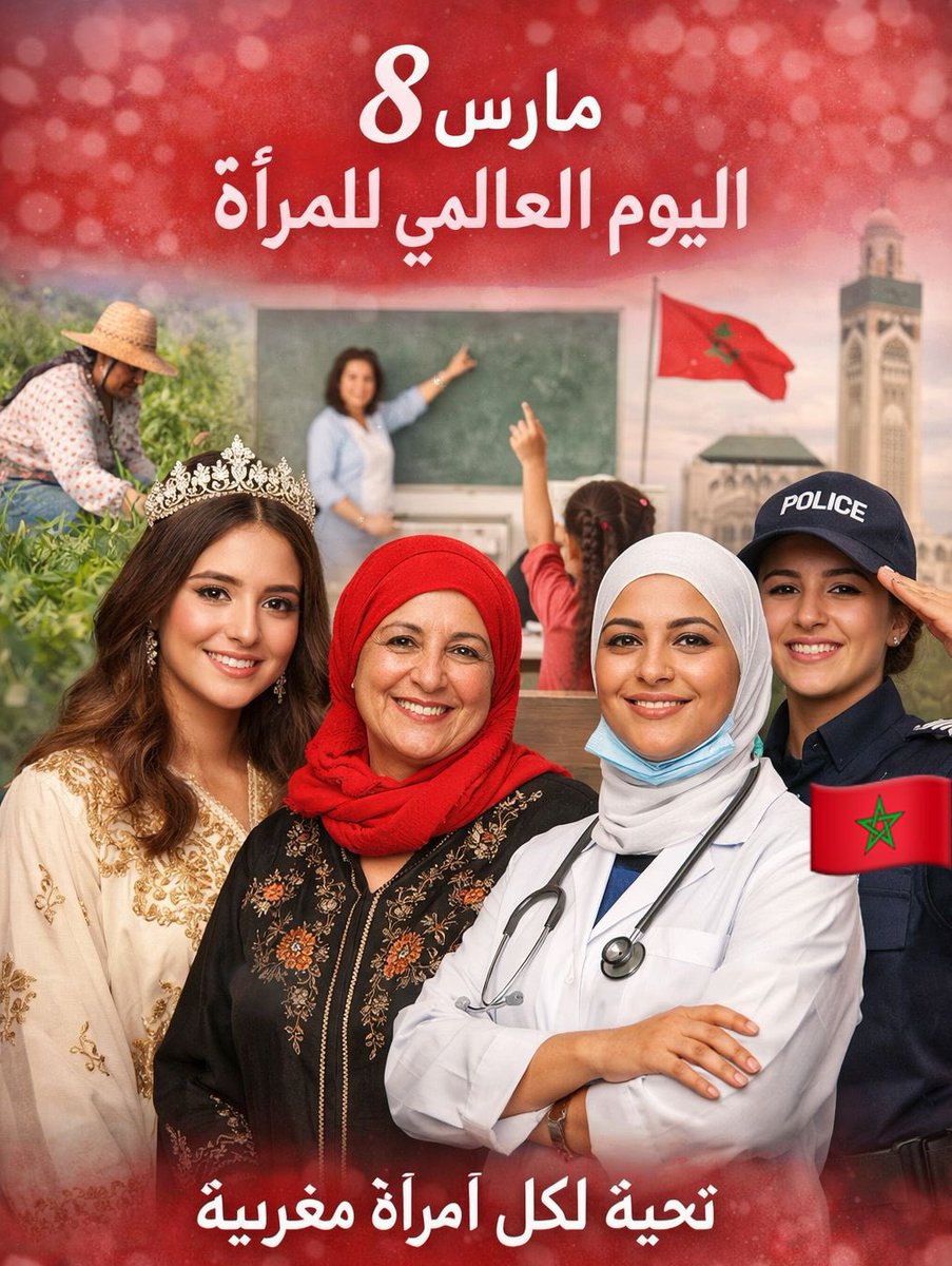 feelingssama's tweet photo. بمناسبة اليوم العالمي للمرأة  #8_مارس تحية فخر واعتزاز منّي لكل امرأة مغربية 🇲🇦❤️💚 https://t.co/xKFRa622r7
