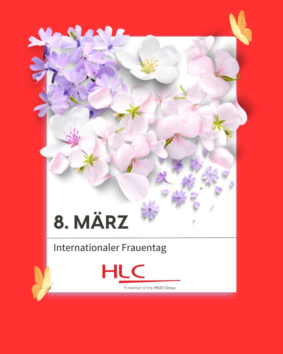 Hlcgroup_'s tweet photo. Alles Gute zum Internationalen Frauentag am 8. März! ✨
#HLCGROUP #InternationalWomensDay #March8 #womensday #Frauentag https://t.co/vaPisKXCY8