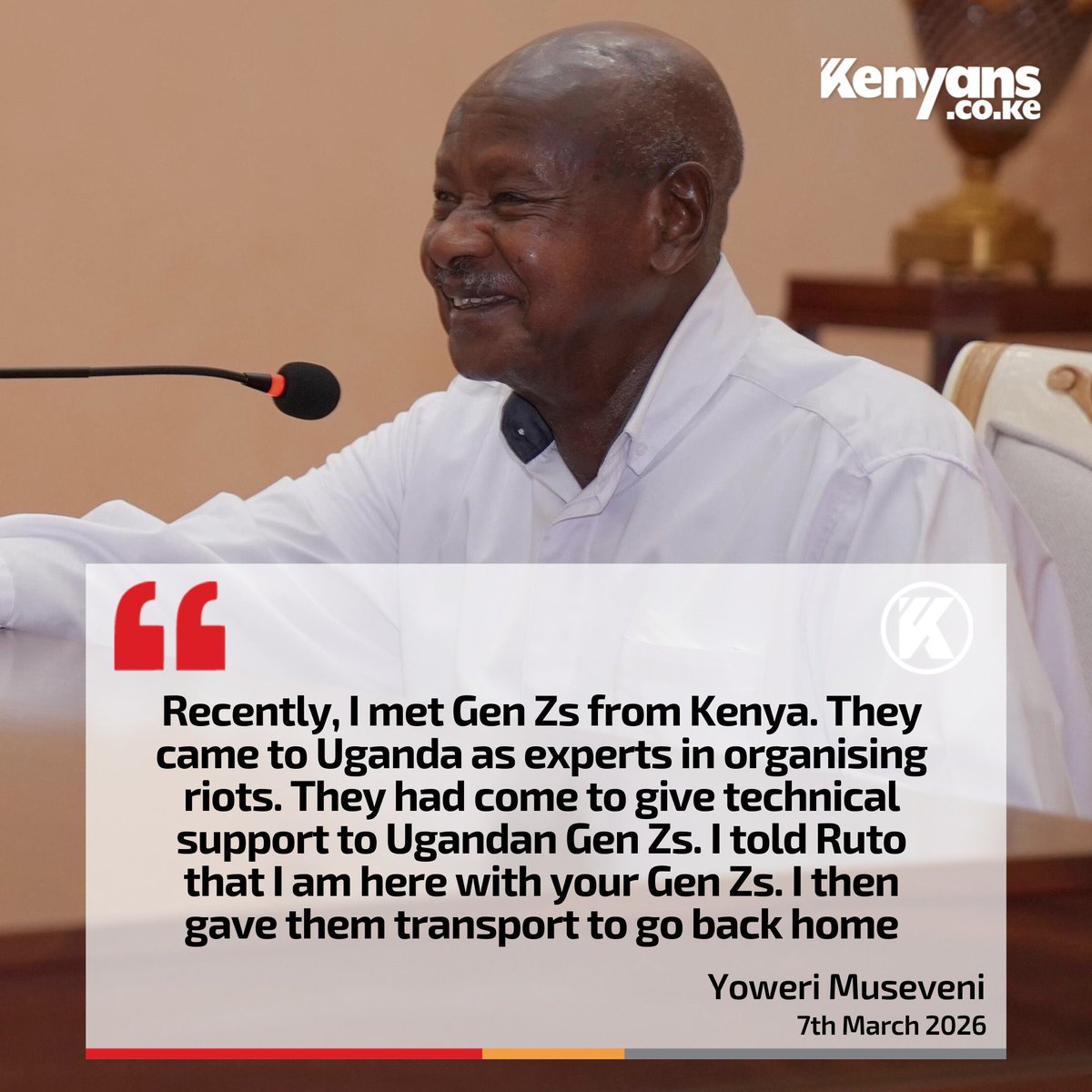 There is no way you can hate Gen Museveni 🤣🤣