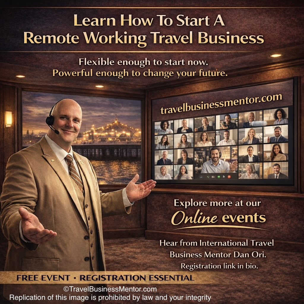DanOri's tweet photo. Start a remote travel business from anywhere* 🌍
Join our live online event.
Register 👇
https://t.co/aD0nKhWSfd

*Must be resident of a country we operate in.

#RemoteWork #OnlineBusiness #DigitalNomad https://t.co/vrHdj1qzkV