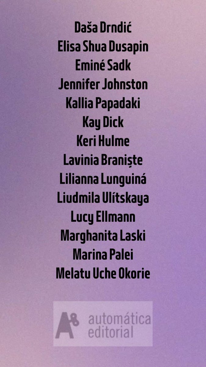 Automática Editorial tweet media