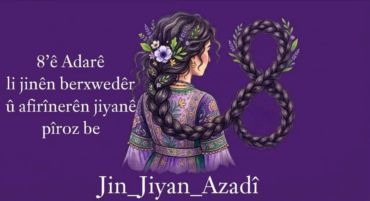 8 Mart, kadınların eşitlik, özgürlük ve adalet mücadelesinin simgesidir.

Yaşamı var eden, emeğiyle dünyayı döndüren ve özgürlük için direnen tüm kadınların 8 Mart Dünya Kadınlar Günü’nü selamlıyorum.

Kadınların sesi, sözü ve iradesi büyüdükçe umut da büyüyecek; eşit ve özgür