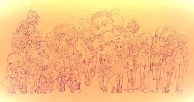 アニメの原画を描いていた時勝太君と同じ病気で、最終決戦でルシファーが限界の状態でもデュエマが楽しいと言うシーンと勝太が諦めるなと叫んでいた所を泣きながら描いてました。そしたらね、後で病気治りました。 勝太の「未来をひっくり返したれや」がほんとになったお話。 #デュエマ25周年