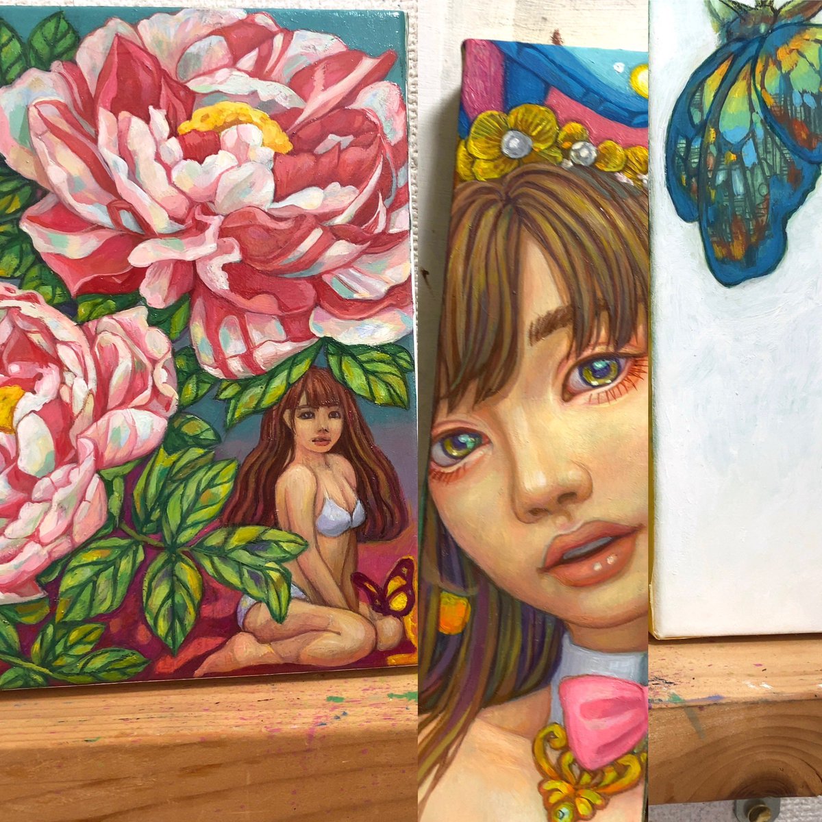 🍀絵画制作中🍀