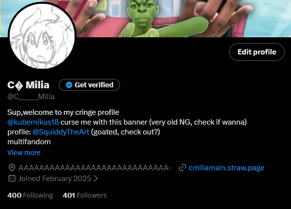 four hundred follows
neato