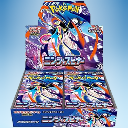🌟抽選販売のご案内🌟

3月13日（金）発売  
－－－－－－－－－
ポケモンカードゲーム
MEGA 拡張パック「ニンジャスピナー」  
抽選BOX販売 5,400円（税込）

✅応募期間： 3月11日(水) 23時59分まで  
✅応募条要項：
　①ワーテルのXをフォロー
　②このポストをいいね&amp;リポスト