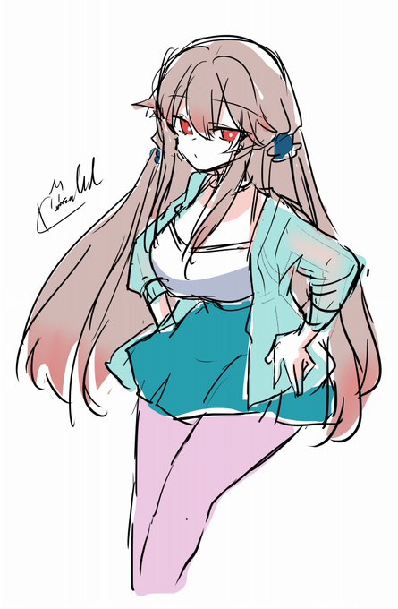 ろろぱで選んでもらった服のお姉ちゃん 