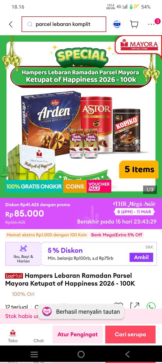 barus90190405's tweet photo. yang lagi nunggu thr mending cek dulu THR Dari Lazada 😆 di Lazada THR Mega Sale banyak banget promo dan Crazy Brand Mega Offer Diskon s.d 95% lumayan buat belanja murah
https://t.co/iJceuKbIZu⁠�
#THRDariLazada https://t.co/6VGkUFyIss