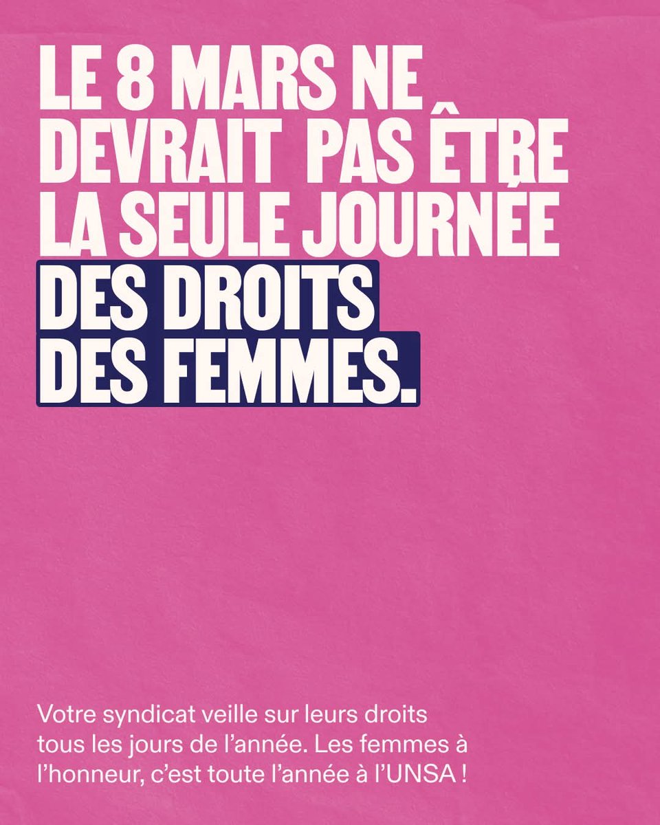 FedUNSATer's tweet photo. 🌸 #8mars – Journée internationale des #droitsdesfemmes

Dans les #CollTerr
📊 61,5 % des agents sont des femmes
➡️ soit 1,27 million d’agentes engagées chaque jour au service du public.

#UNSA Territoriaux salue leur engagement et défend égalité, respect et reconnaissance. https://t.co/whu4Qyp8PP