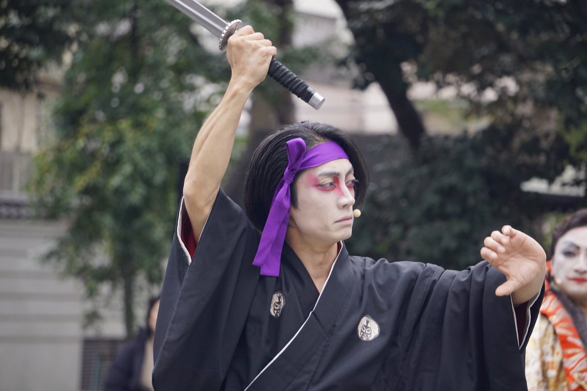 #モアザンミュージカル

イマーシブオペラ
「KABUKI×パリアッチ」
無事終演しました！！
たくさんのご観劇ありがとうございました！！

渋谷金王八幡宮は両日とも快晴。
ちょいと寒かったかな。
楽しんでもらえてたら嬉しいなぁ。

来週からはまた #ナゴヤ座 へ出演しています。
名古屋で待ってます。