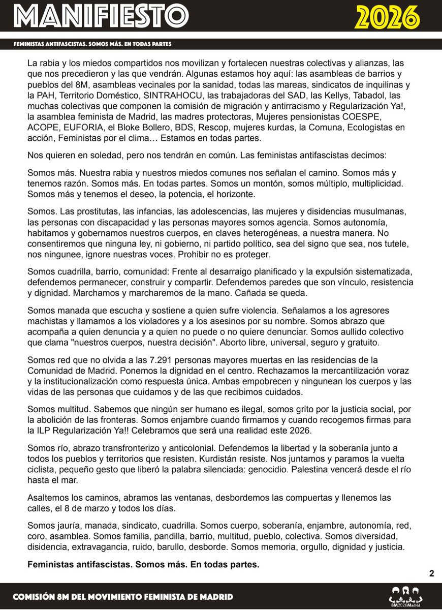 Coordi Feminista de Majadahonda #8MMajadahonda tweet media