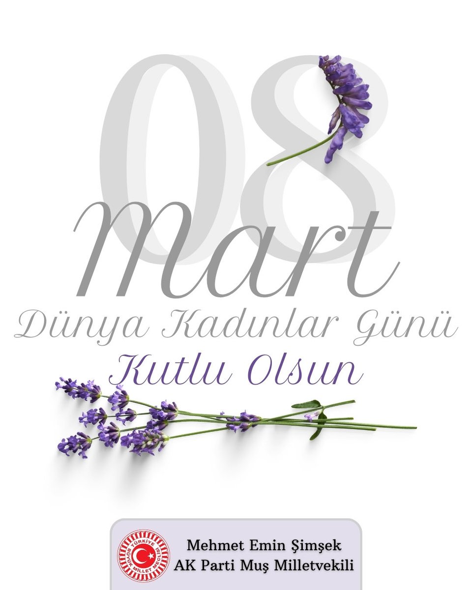 Topluma yön veren, sevgi, emek ve sabrıyla hayatın her alanında iz bırakan, çalışmaları ve fedakârlıklarıyla yarınlarımızın şekillenmesine katkı sağlayan tüm kadınların 8 Mart Dünya Kadınlar Günü’nü saygı ve gönülden dileklerimle kutluyorum.

#8MartDünyaKadınlarGünü