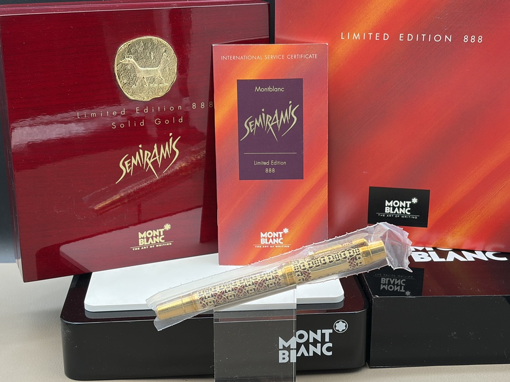 tolledingehh's tweet photo. MONTBLANC Patron Of Art 888 Semiramis 1996 kompl. dFull Set wie neu unbefüllt https://t.co/IW8MLFcgC5 #eBay via  @eBayDE #montblanc #patron #edition #fountain #pen #füller #pluma #art https://t.co/6zMKtZPPEc