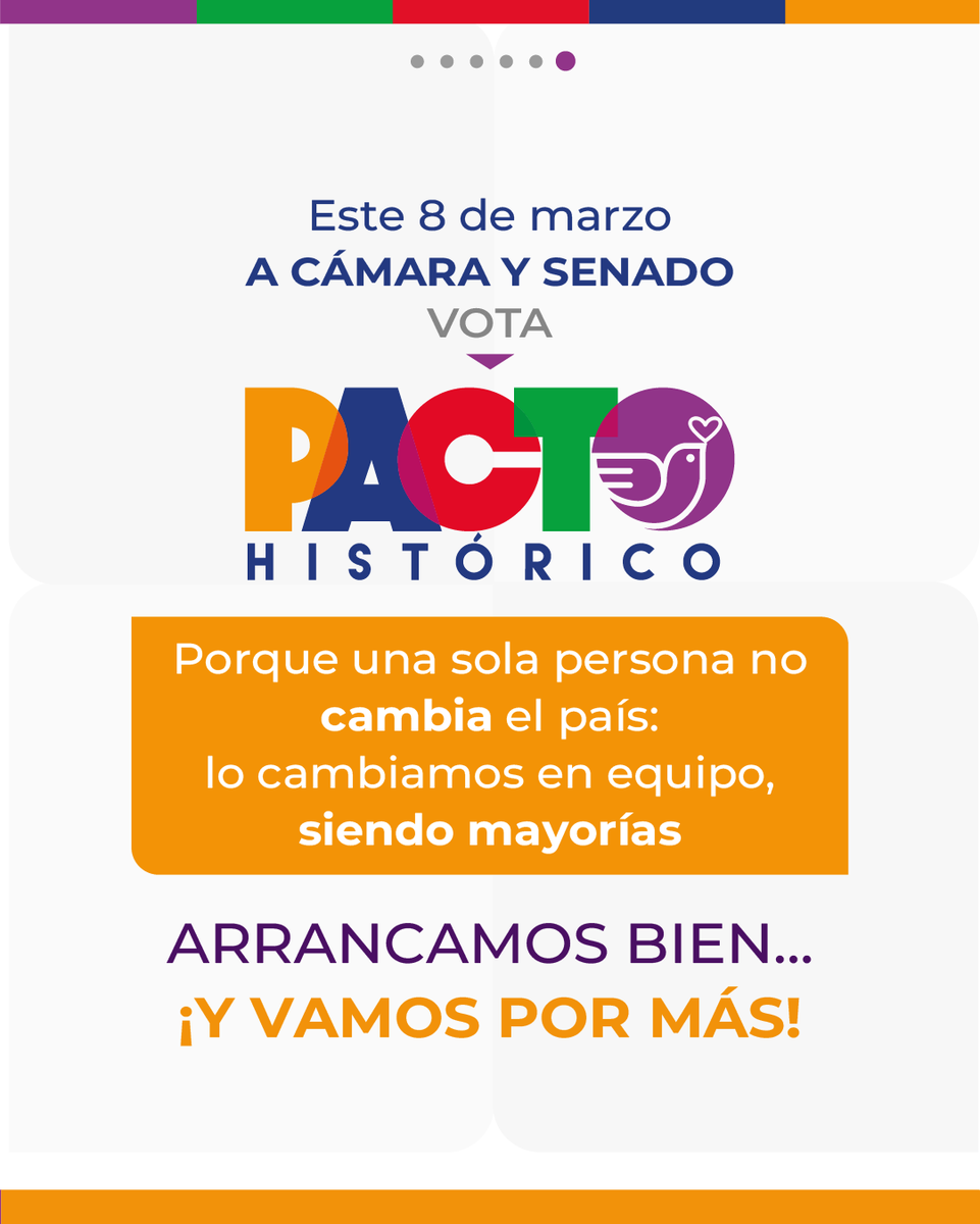 Yo voto por el Pacto Histórico, confirmen si ustedes también. #VotoPactoHistorico