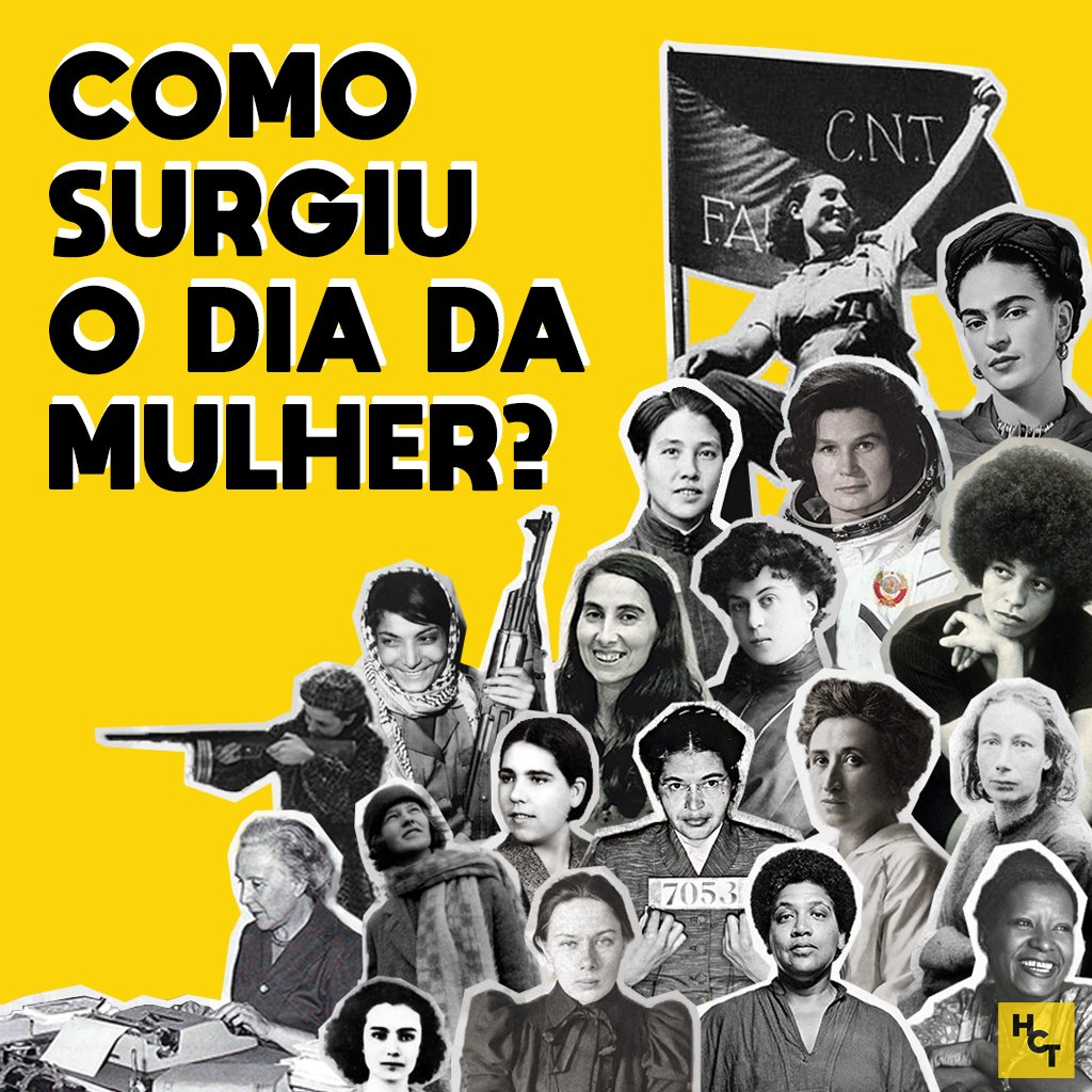 Neste dia, por todo o mundo celebra-se o Dia Internacional da Mulher. A origem histórica do Dia da Mulher [Trabalhadora] está ligada às lutas das mulheres por melhores condições laborais, sociais e para alargar o espectro dos seus direitos, que se tornaram mais notórias no fim do