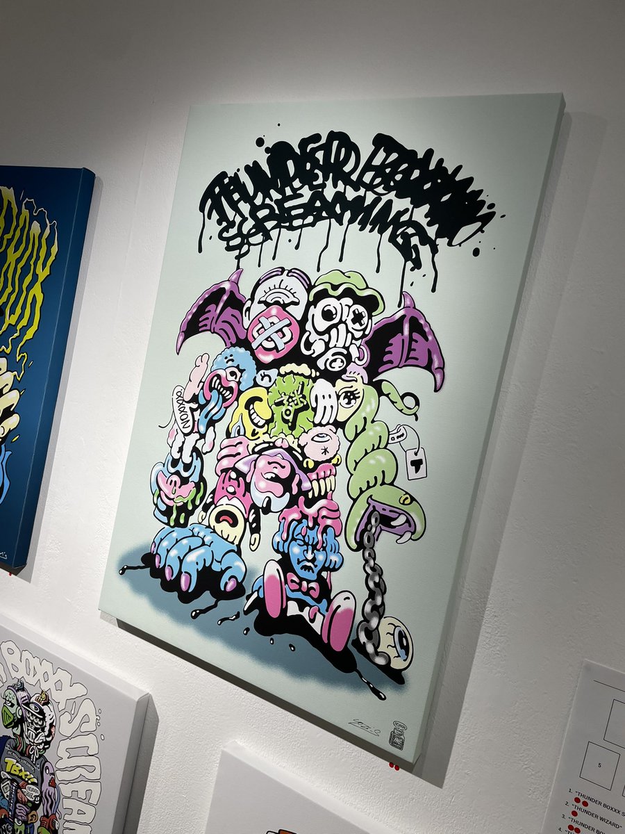INC_Yozi's tweet photo. THUNDER BOXXX SCREAMING Ⅳ
・606 × 410mm
・UV print canvas https://t.co/JQUHAwUEfh