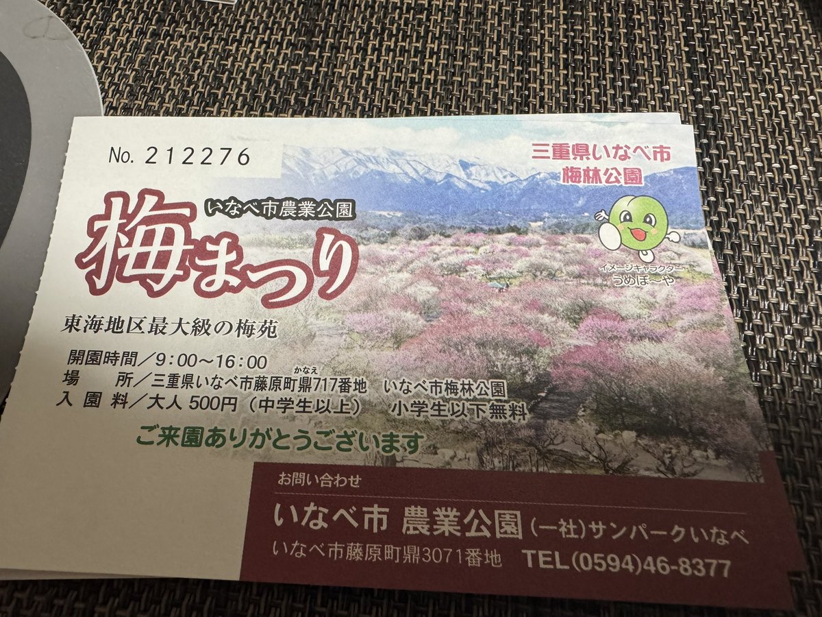 elmo5586's tweet photo. 今年の梅祭りは寒かった😢
毎年恒例の同じ場所・同じポーズで旦那ちゃんを撮影〜
マイコレクション😛
#いなべ市農業公園 梅林公園 https://t.co/9hFqaCJ0fZ