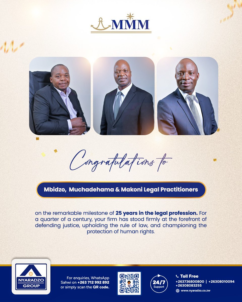makonia2010's tweet photo. Thank you Nyaradzo Group. Coincidentally we opened our doors on the same day. Happy Silver Jubilee to Nyaradzo Group too. https://t.co/0bIrOzxeii