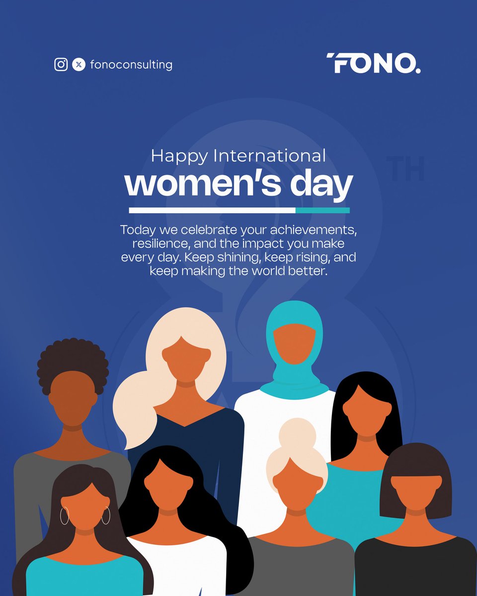 fonoconsulting's tweet photo. Happy International women’s Day 🩵 https://t.co/0gITyMYrXc