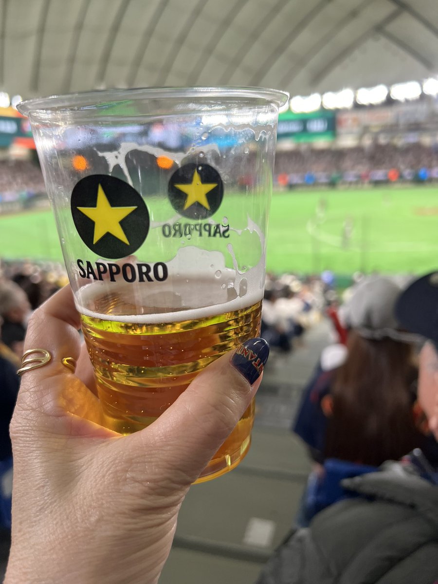 現状を打開するためにビール🍺を飲み始めました😅
#頑張れ侍JAPAN