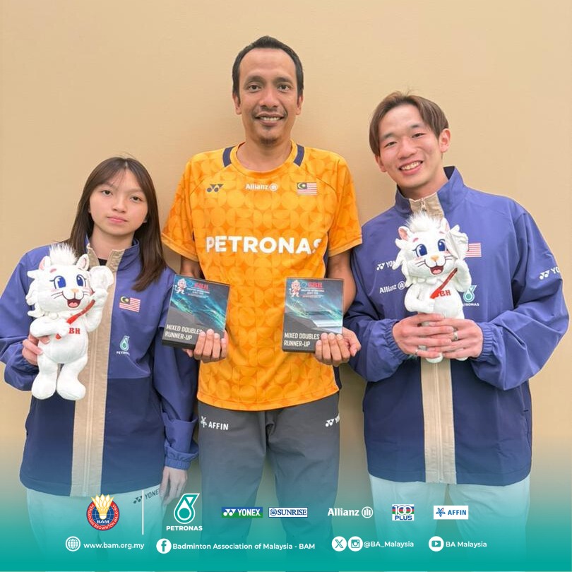 BA_Malaysia's tweet image. #SingaporeIS2026 

XD | FINAL

#INA 🇲🇨 Muhammad Al Farizi-Jessica Maya Rismawardani def. #MAS 🇲🇾 Loo Bing Kun-Noraqilah Maisarah Ramdan 21-14 21-23 21-12

⏱️45m

*Bing Kun–Maisarah mounted a strong fightback in the second set to force a decider, but the Indonesian pair held firm,
