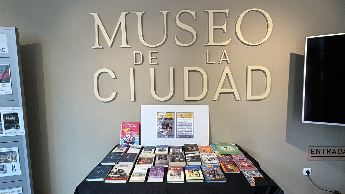 MuseodeTorrejon's tweet photo. 📚TRUEQUE LITERARIO EN EL MUSEO!! 
Grandes títulos de la literatura universal te esperan en el @MuseodeTorrejon, sólo tienes que cambiar un libro por otro que traigas tú. 
Este año con sección infantil!!!

#TorrejónCultural
#TorrejónEsCultura 
#MesDeLasLetras https://t.co/ewanOgKY9i