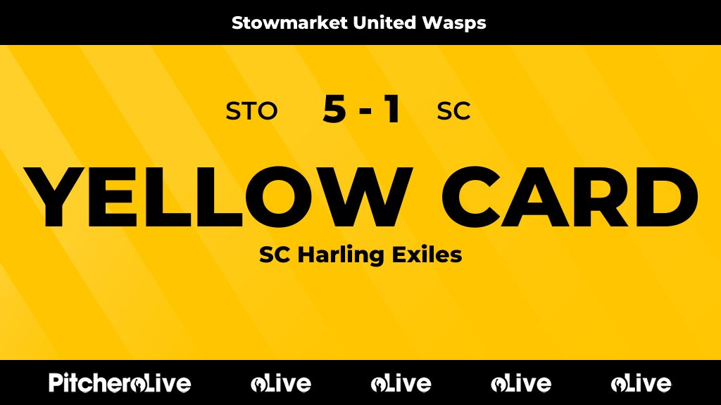 StowmarketUtdFc's tweet image. 57': Yellow card for SC Harling Exiles
#STOSCH #Pitchero
stowmarketunited.co.uk/teams/280301/m…