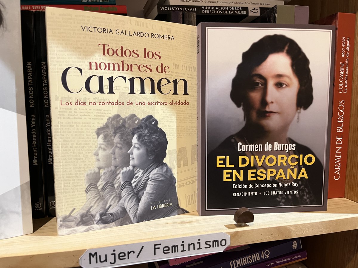 libreriaprimera's tweet photo. Carmen de Burgos (1867-1932), la primera redactora en plantilla de España y, junto a Consuelo Álvarez Pool, las primeras periodistas admitidas, en 1907 en la @aprensamadrid. Fue también la primera corresponsal de guerra española, en Marruecos. https://t.co/8bkk4YuIqw