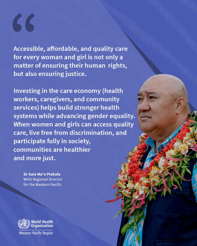 RD_WPRO's tweet image. #Rights. #Justice. #Action. 

The theme of International Women's Day #IWD2026. 

At a time of growing pushback globally on the hard-won rights of #women and #girls, we in the @UN  ecosystem - including @WHO - must speak up more than ever.

#ReproductiveHealth and rights shape