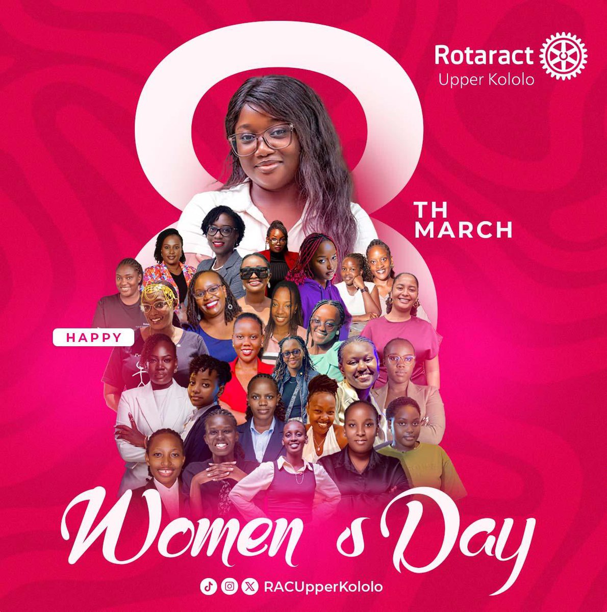 Behind every strong club is a squad of powerful women. 

Happy Women’s Day to the phenomenal ladies of the Rotaract Club of Upper Kololo. You are the heart of the UK Squad.