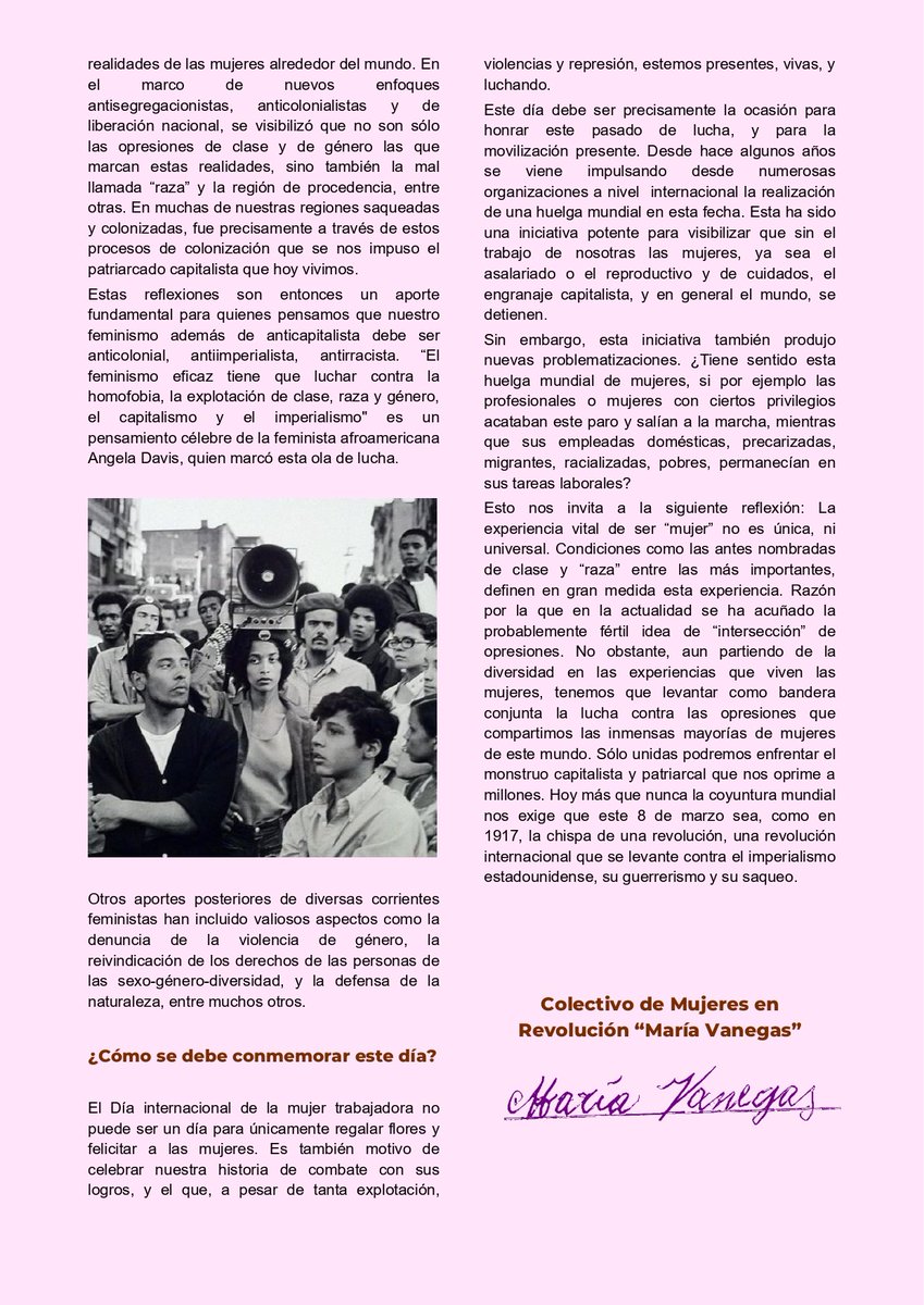 Origen del Día Internacional de la Mujer Trabajadora

smarquetalia-eb.com/?p=1882

#DíaDeLaMujerTrabajadora 
#8Marzo
#MujeresEnLucha
#MujeresRebeldes