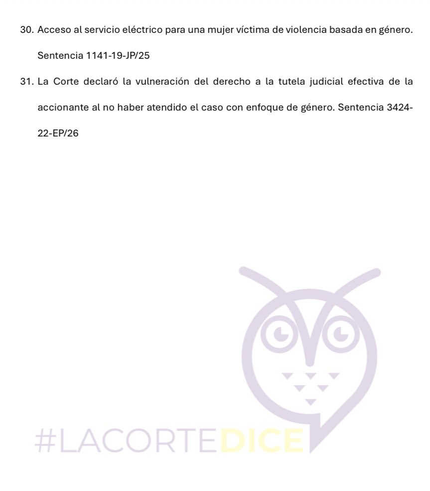 🟣 8 de marzo: Sentencias de la CC relacionadas a los derechos de la mujer en Ecuador