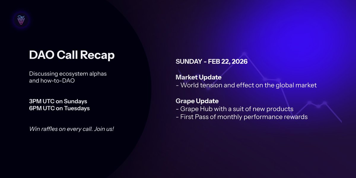 🍇 Grape Protocol tweet media