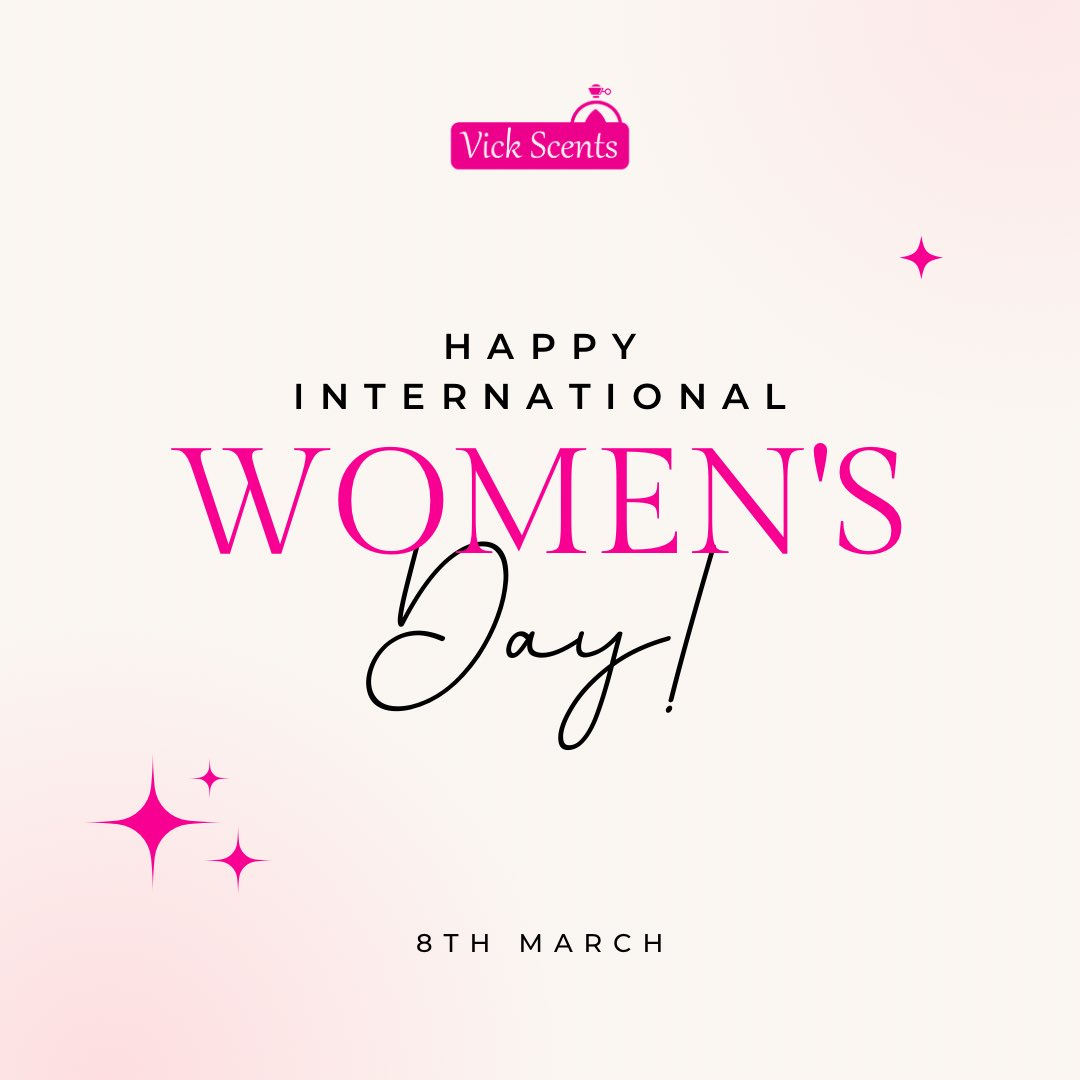 vick_scents's tweet photo. Today we celebrate women everywhere, their journeys, their growth, and the beautiful impact they continue to make.

Happy International Women’s Day from Vick Scents💕✨

#vickscents #internationalwomensday #iwd #givetogain #womensday https://t.co/kRzOLQMScW