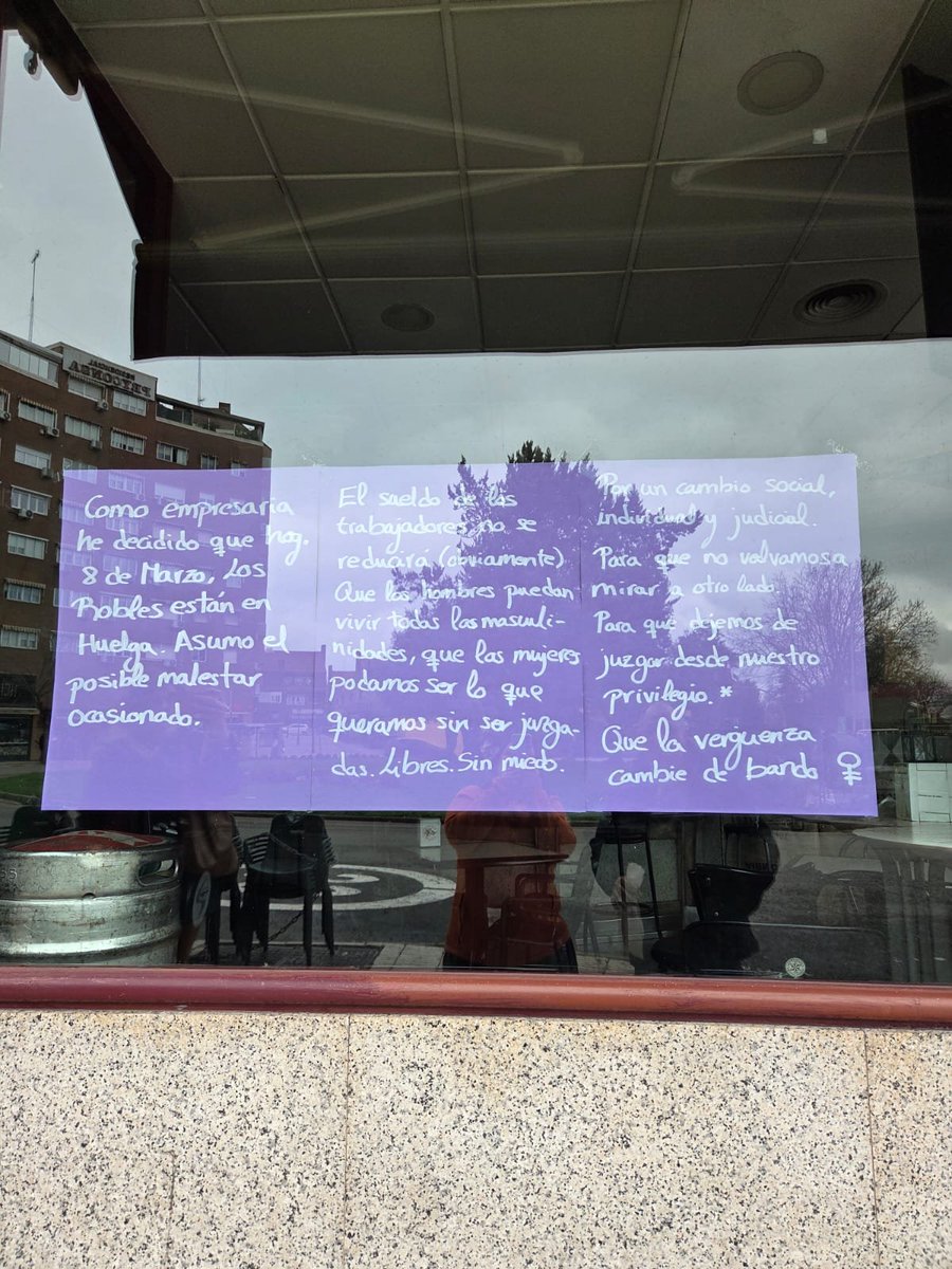 lauraizaguirrep's tweet photo. Mi querida @Airamgag me ha pasado esta foto de la Cafetería Los Robles, en #Alcorcón 
Y quería compartirla con vosotros, porque un 10 para ella ♥ 
Tendremos que ir esta semana a visitarla ♥
#8M @Hardcorcon @X_Alcorcon https://t.co/ERckSKuRtM