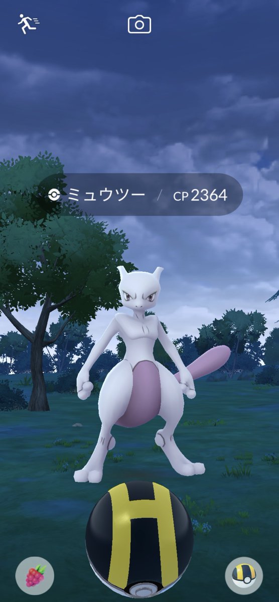 l_u_t_e's tweet photo. #ポケモンGO #ミュウツー 
30周年イベントの報酬ミュウツーの色違い報告多数と言う知らせを見て楽しみにしたけど全然そんな事はなかったぜ(´・ω・｀) https://t.co/gdnON67pBD