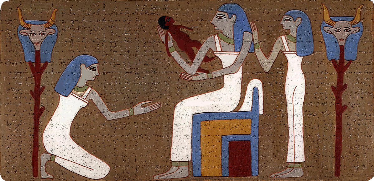 A fascinating fact in history: Ancient Egyptians believed women were goddesses because they could create life.
