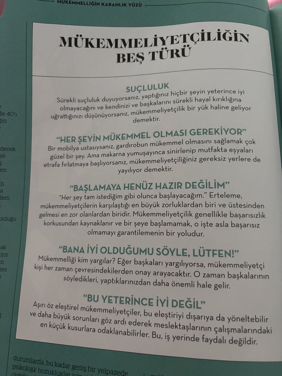 3 bende çok var yaa…bir nevi imposter sendromu..sürekli evet ama şu eksik bu eksik şuan yapamam şu da tamamlansın o zaman yaparım diye düşünürsünüz ve bir bakarsınız ki YILLAR geçmiş. kurtulmaya calisiorm