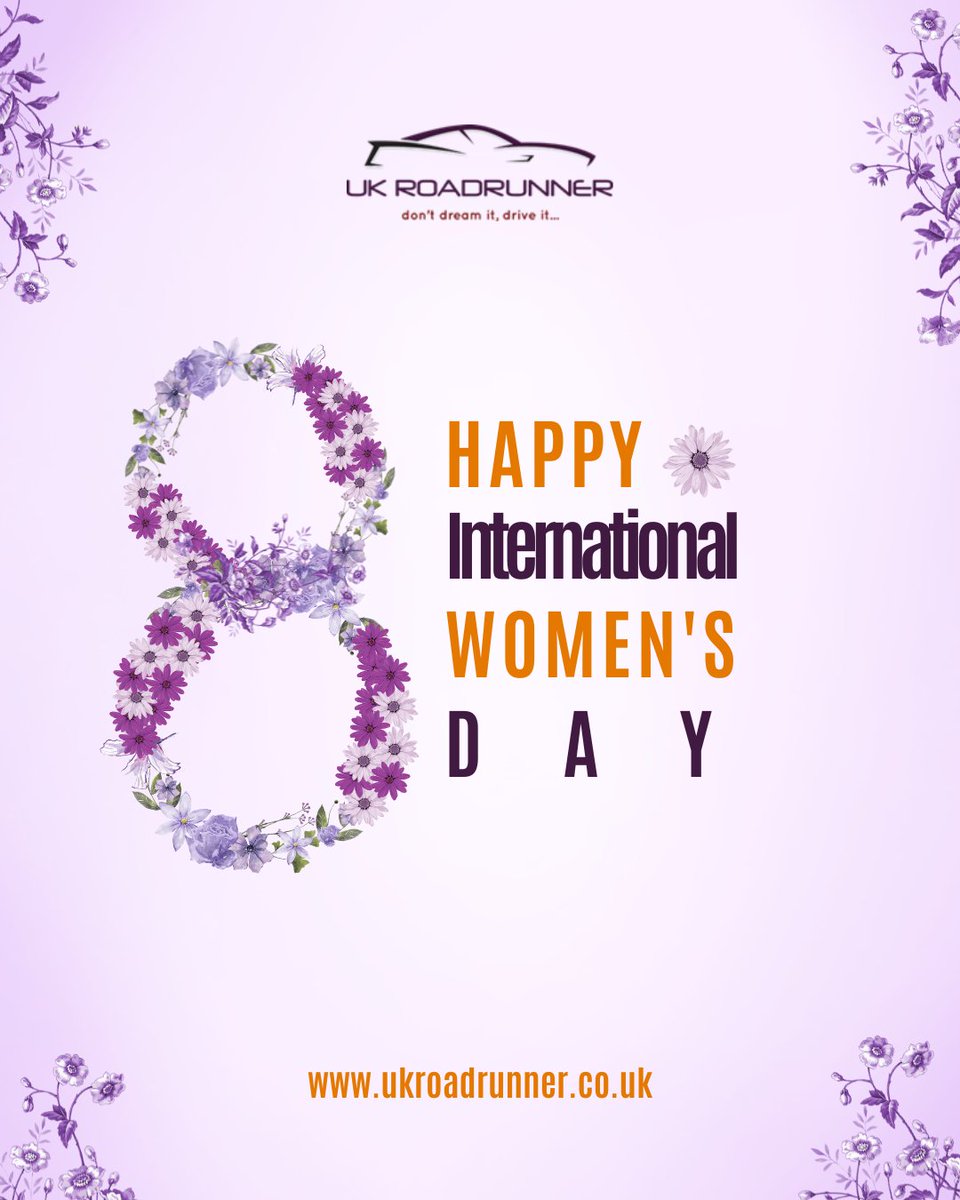 UKRoadrunner1's tweet photo. Celebrating the women who drive progress, ambition, and change. 🌸🚗

Happy International Women’s Day from UK Roadrunner, here’s to bold journeys and powerful women everywhere!

Keep driving forward.

#InternationalWomensDay #WomenWhoDrive #UKRoadrunner https://t.co/ANYJDPk7FB