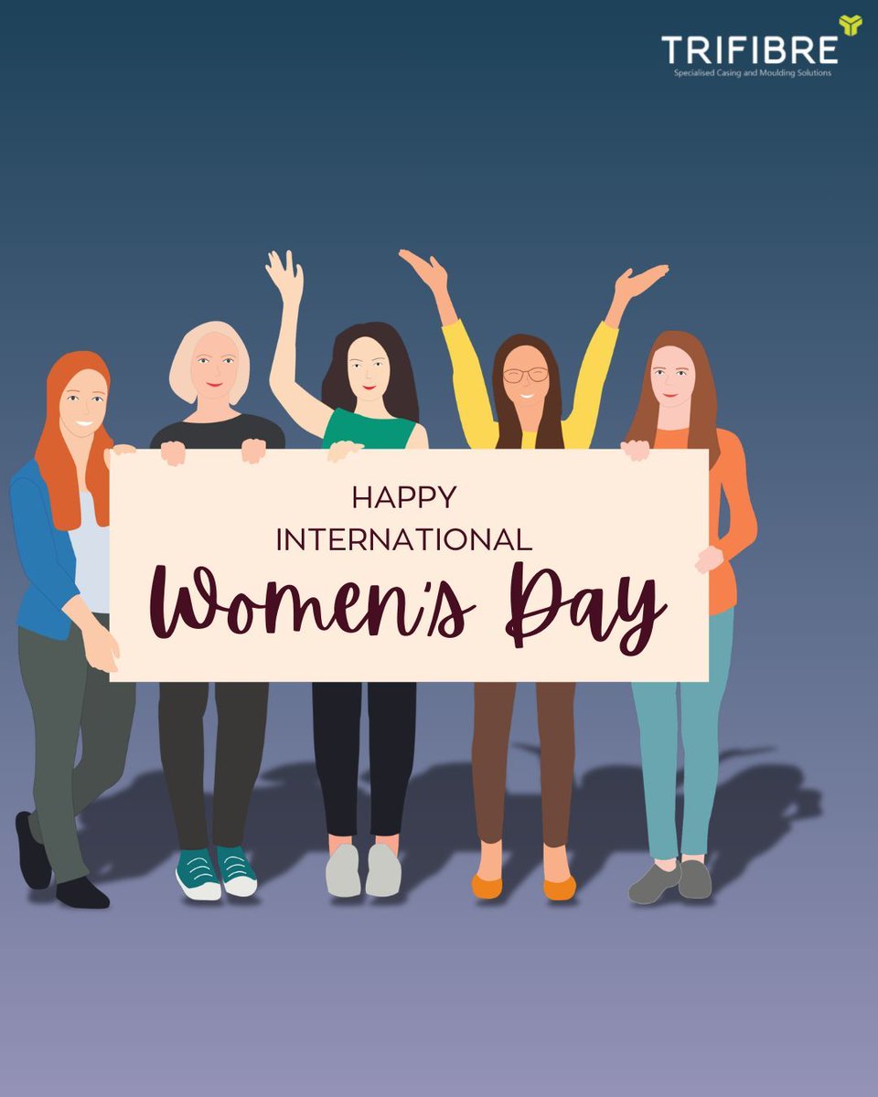 Trifibre's tweet photo. International Women’s Day.
Recognising the contributions and achievements of women across our business and industry.
#IWD #InternationalWomensDay https://t.co/ZQT6uVzonz