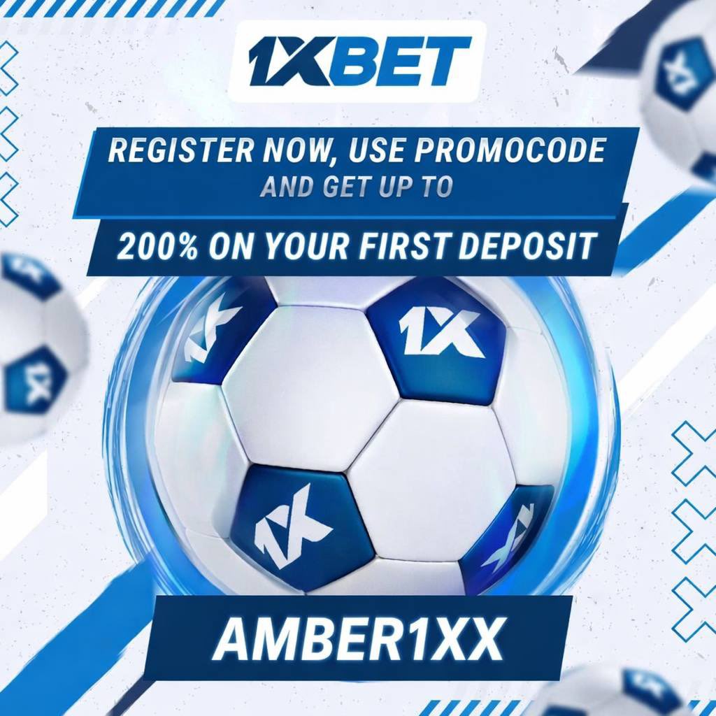 TheRealCEOAmber's tweet photo. 5 odds on @1xBet_Eng 

Code: 8S589

Get up to 200% bonus when you register on @1xBet_Eng 

Register here👉 https://t.co/yVrpTE5KnW

Promo code: AMBER1XX https://t.co/bCgz74v9kX