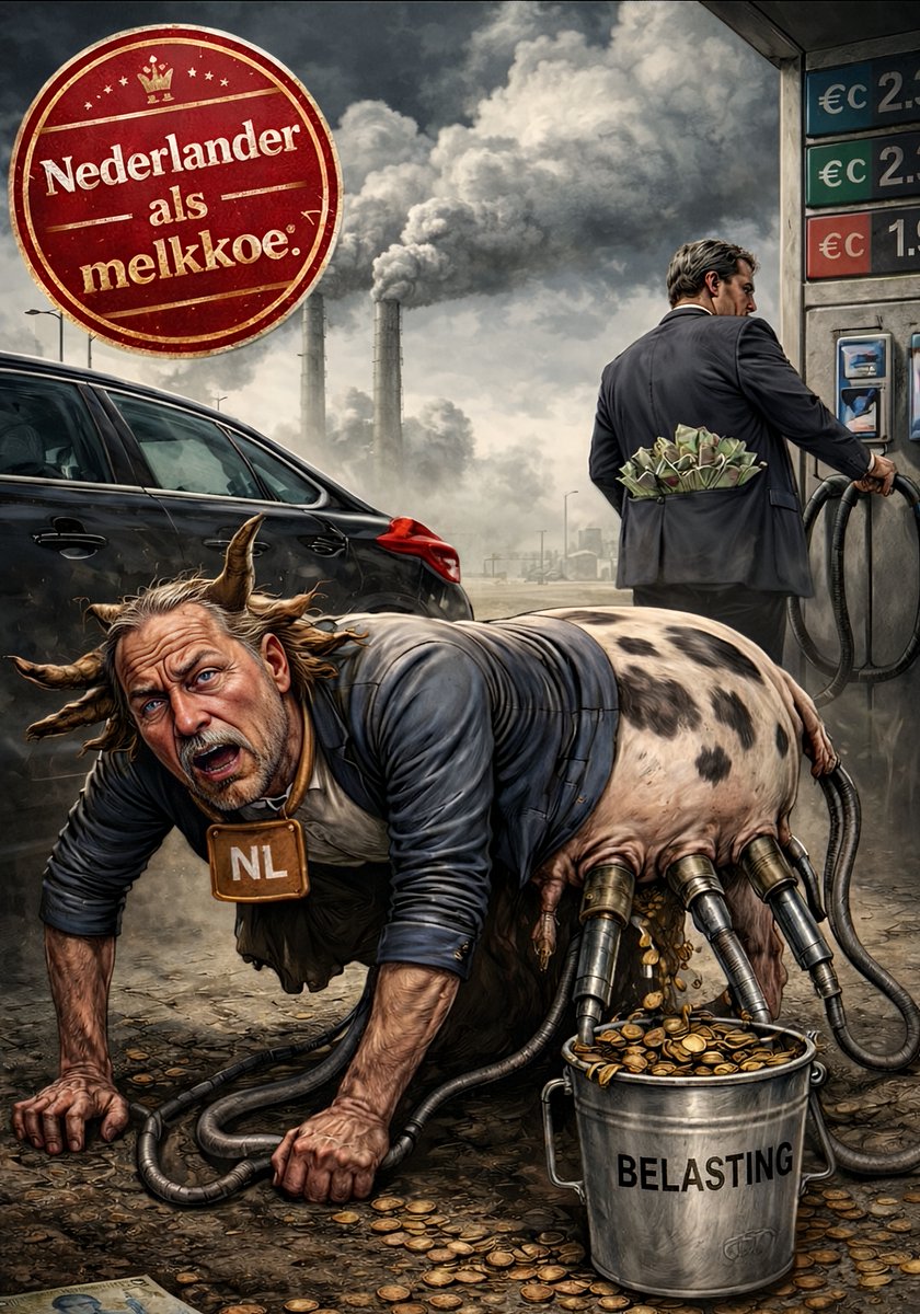 A_thefonz's tweet photo. Brandstof is niet onbetaalbaar door de oorlog in Iran. Het is onbetaalbaar door de extreem hoge ACCIJNS en BTW. De (R)overheid naait je keer op keer financieel keihard als je gaat tanken https://t.co/oF50sXjivJ