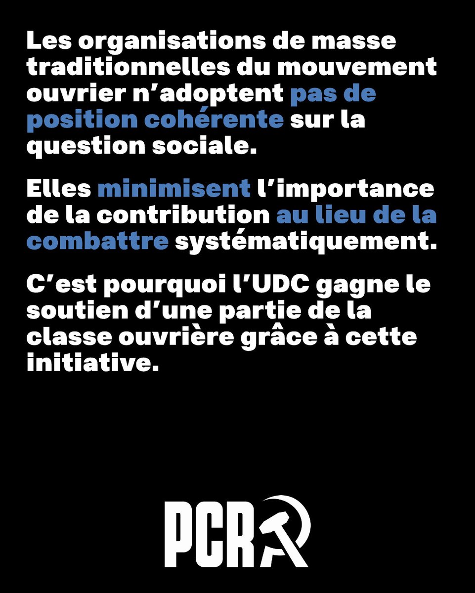 Parti Communiste Révolutionnaire (PCR Suisse) tweet media